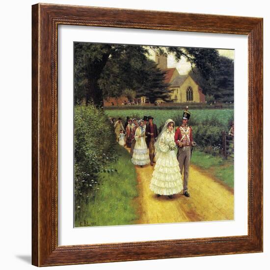 The Wedding March, 1919-Edmund Blair Leighton-Framed Giclee Print