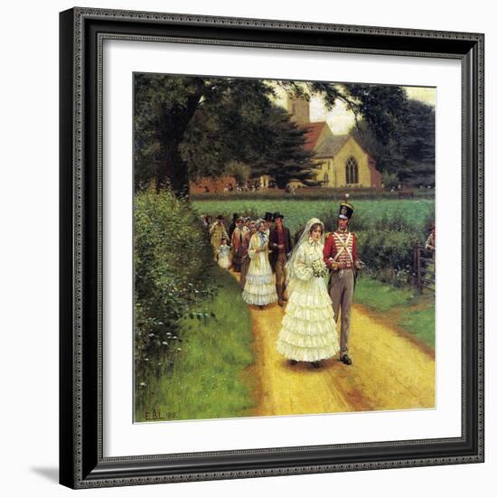 The Wedding March, 1919-Edmund Blair Leighton-Framed Giclee Print