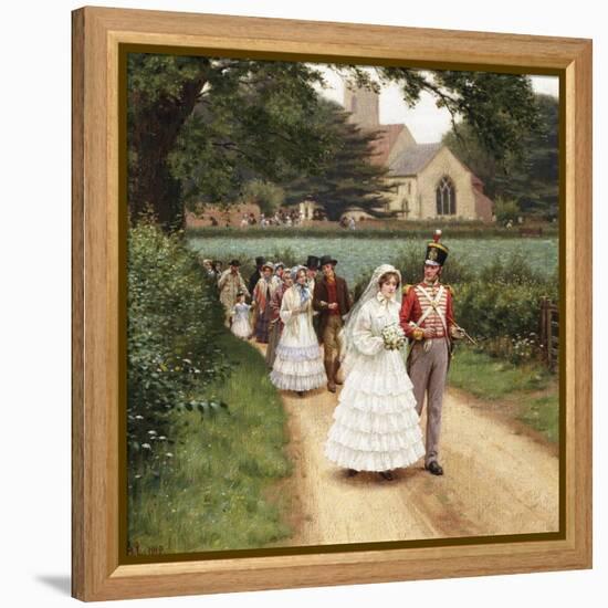 The Wedding March-Edmund Blair Leighton-Framed Premier Image Canvas