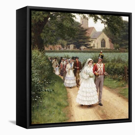 The Wedding March-Edmund Blair Leighton-Framed Premier Image Canvas