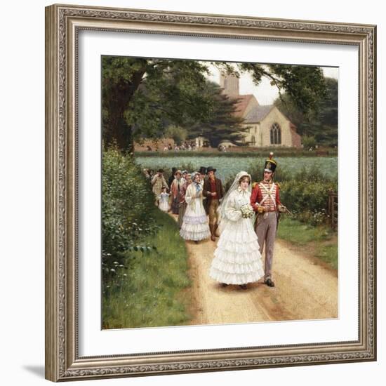 The Wedding March-Edmund Blair Leighton-Framed Giclee Print