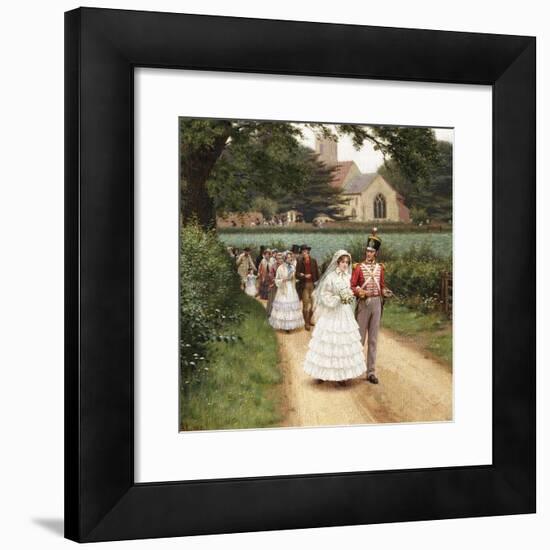 The Wedding March-Edmund Blair Leighton-Framed Giclee Print