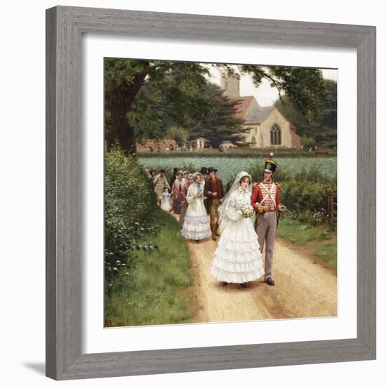 The Wedding March-Edmund Blair Leighton-Framed Giclee Print