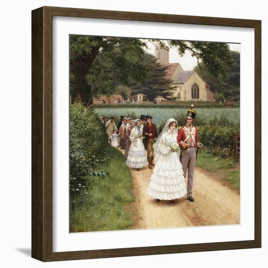 The Wedding March-Edmund Blair Leighton-Framed Giclee Print