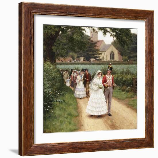 The Wedding March-Edmund Blair Leighton-Framed Giclee Print