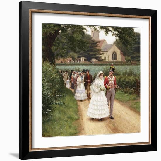 The Wedding March-Edmund Blair Leighton-Framed Giclee Print