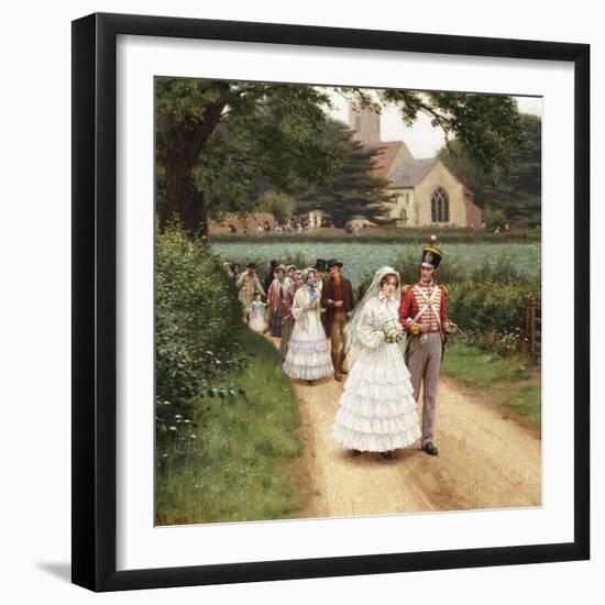 The Wedding March-Edmund Blair Leighton-Framed Giclee Print