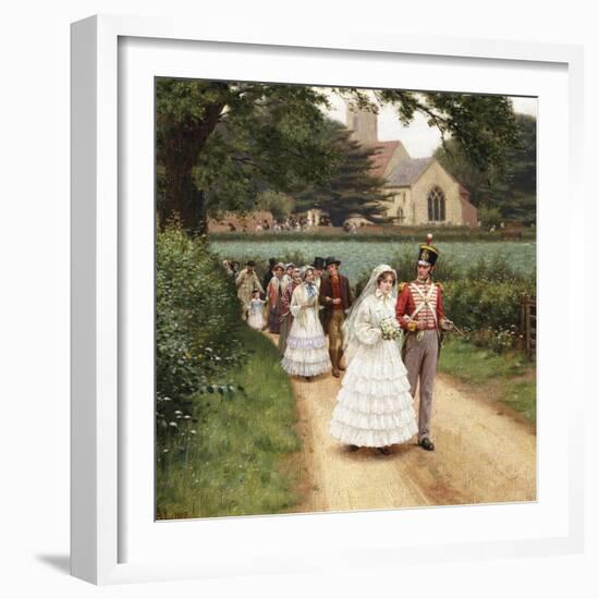 The Wedding March-Edmund Blair Leighton-Framed Giclee Print