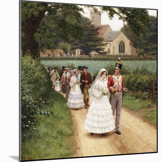 The Wedding March-Edmund Blair Leighton-Mounted Giclee Print