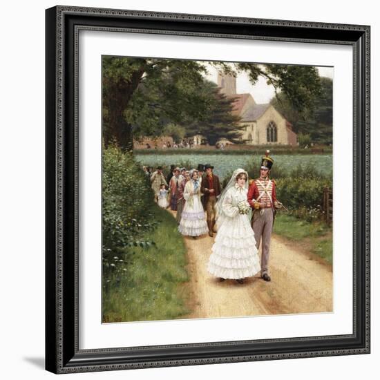 The Wedding March-Edmund Blair Leighton-Framed Giclee Print