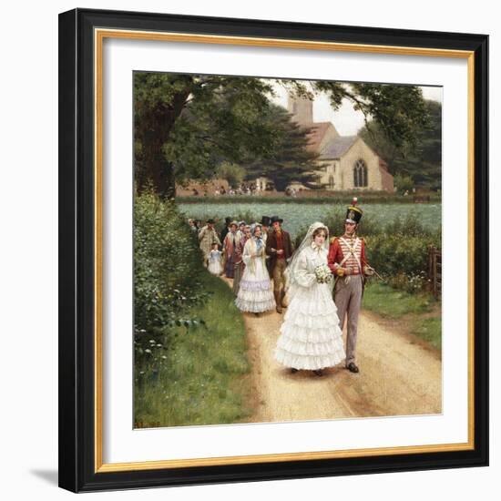 The Wedding March-Edmund Blair Leighton-Framed Giclee Print