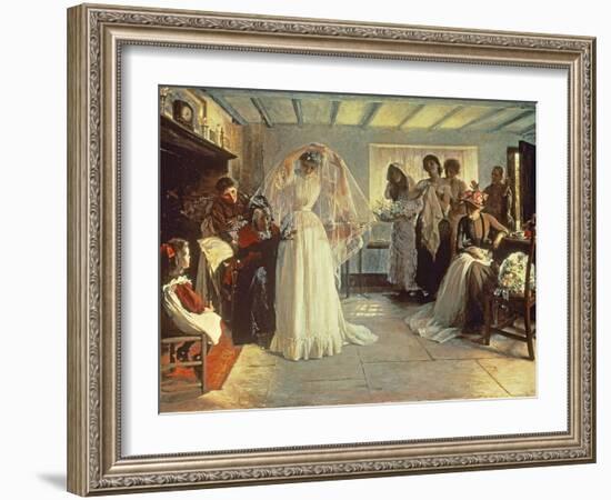 The Wedding Morning, 1892-John Henry Frederick Bacon-Framed Giclee Print