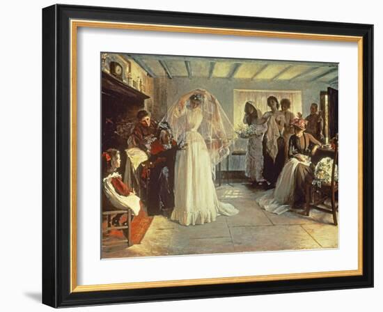 The Wedding Morning, 1892-John Henry Frederick Bacon-Framed Giclee Print