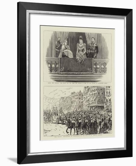 The Wedding of Duke and Duchess of York-John Charlton-Framed Giclee Print