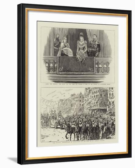 The Wedding of Duke and Duchess of York-John Charlton-Framed Giclee Print