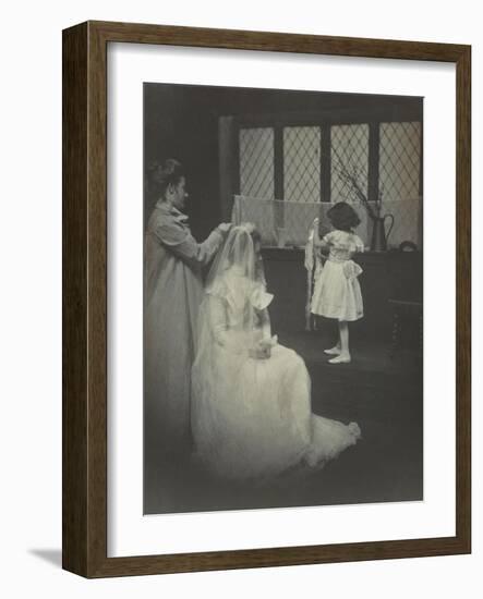 The Wedding: of Gertrude Kasebier O'Malley, 1899-Eugene Atget-Framed Giclee Print