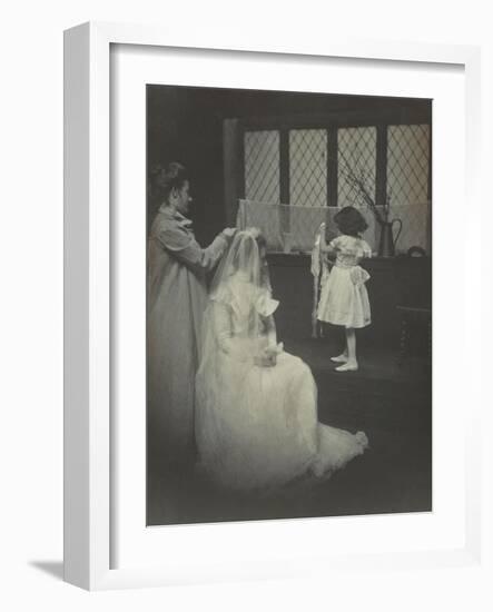 The Wedding: of Gertrude Kasebier O'Malley, 1899-Eugene Atget-Framed Giclee Print