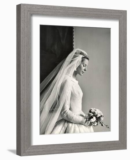 The Wedding of H.R.H the Duke of Kent and Miss Katharine Worsley at Hovingham Hall, North Yorkshire-Cecil Beaton-Framed Photographic Print