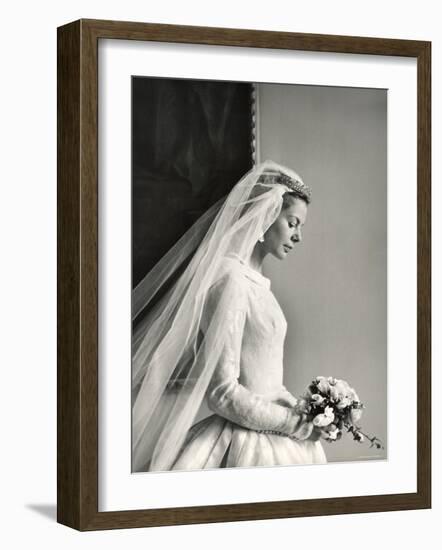 The Wedding of H.R.H the Duke of Kent and Miss Katharine Worsley at Hovingham Hall, North Yorkshire-Cecil Beaton-Framed Photographic Print