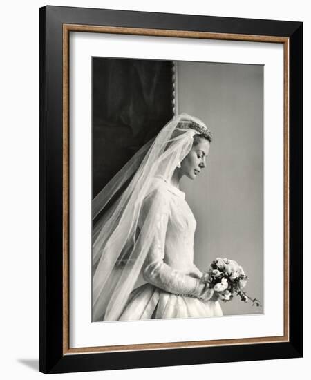 The Wedding of H.R.H the Duke of Kent and Miss Katharine Worsley at Hovingham Hall, North Yorkshire-Cecil Beaton-Framed Photographic Print
