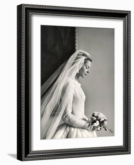 The Wedding of H.R.H the Duke of Kent and Miss Katharine Worsley at Hovingham Hall, North Yorkshire-Cecil Beaton-Framed Photographic Print