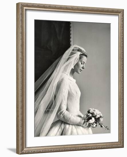 The Wedding of H.R.H the Duke of Kent and Miss Katharine Worsley at Hovingham Hall, North Yorkshire-Cecil Beaton-Framed Photographic Print