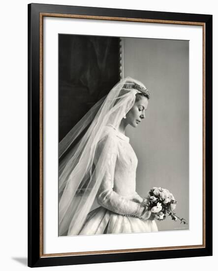 The Wedding of H.R.H the Duke of Kent and Miss Katharine Worsley at Hovingham Hall, North Yorkshire-Cecil Beaton-Framed Photographic Print