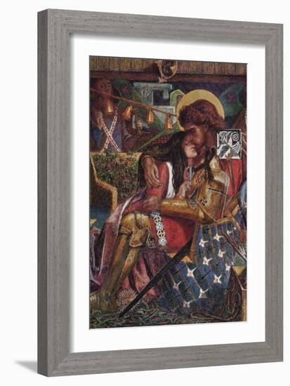 The Wedding of St. George and Princess Sabra-Dante Gabriel Rossetti-Framed Art Print