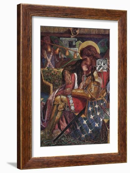 The Wedding of St. George and Princess Sabra-Dante Gabriel Rossetti-Framed Art Print