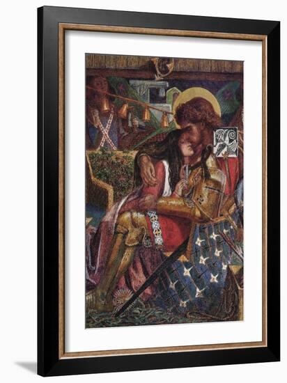 The Wedding of St. George and Princess Sabra-Dante Gabriel Rossetti-Framed Art Print