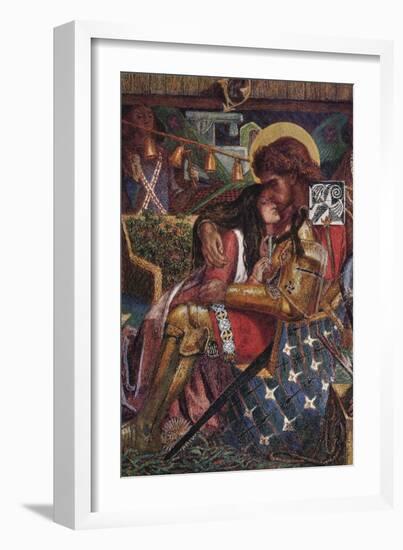 The Wedding of St. George and Princess Sabra-Dante Gabriel Rossetti-Framed Art Print