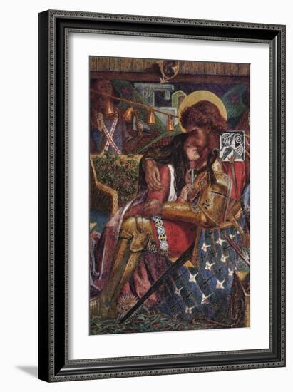 The Wedding of St. George and Princess Sabra-Dante Gabriel Rossetti-Framed Art Print