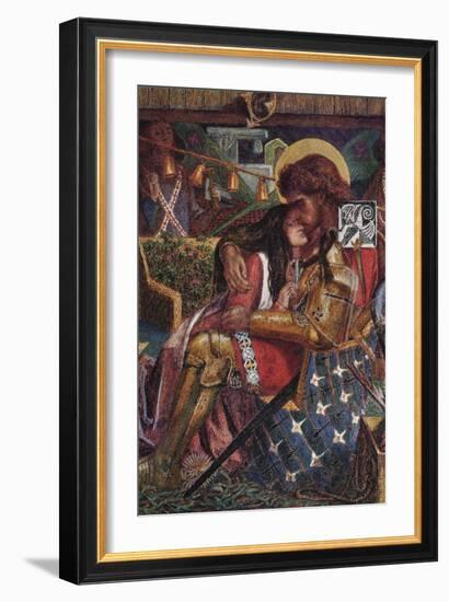 The Wedding of St. George and Princess Sabra-Dante Gabriel Rossetti-Framed Art Print