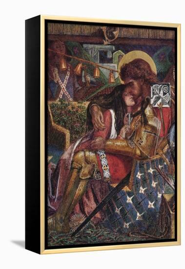 The Wedding of St. George and Princess Sabra-Dante Gabriel Rossetti-Framed Stretched Canvas