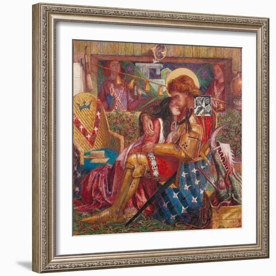 The Wedding of St George and Princess Sabra-Dante Gabriel Rossetti-Framed Giclee Print