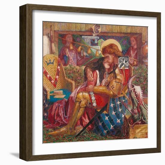 The Wedding of St George and Princess Sabra-Dante Gabriel Rossetti-Framed Giclee Print