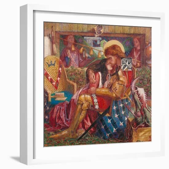 The Wedding of St George and Princess Sabra-Dante Gabriel Rossetti-Framed Giclee Print