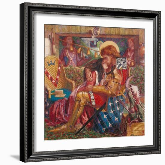 The Wedding of St George and Princess Sabra-Dante Gabriel Rossetti-Framed Giclee Print