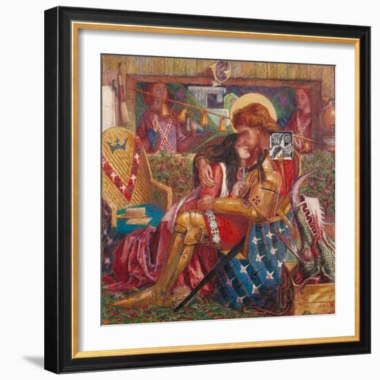 The Wedding of St George and Princess Sabra-Dante Gabriel Rossetti-Framed Giclee Print