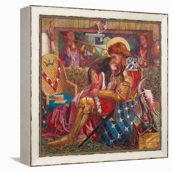 The Wedding of St George and Princess Sabra-Dante Gabriel Rossetti-Framed Premier Image Canvas