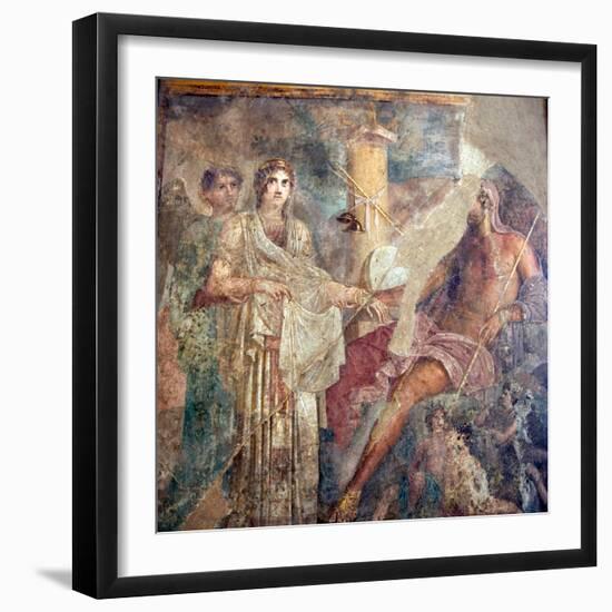 The Wedding of Zeus and Hera on Mount Ida, from the House of the Tragic Poet, Pompeii-null-Framed Giclee Print