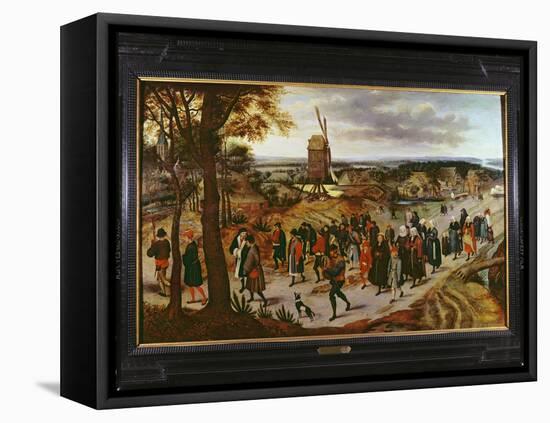 The Wedding Procession-Pieter Brueghel the Younger-Framed Premier Image Canvas