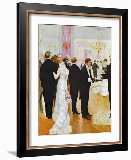 The Wedding Reception, c.1900-Jean Béraud-Framed Giclee Print