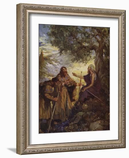 The Wedding Ring of England-Cyrus Cuneo-Framed Giclee Print