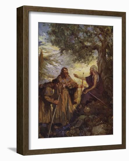 The Wedding Ring of England-Cyrus Cuneo-Framed Giclee Print