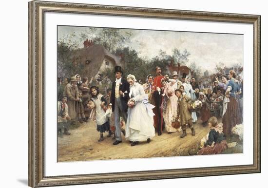 The Wedding-Sir Luke Fildes-Framed Premium Giclee Print