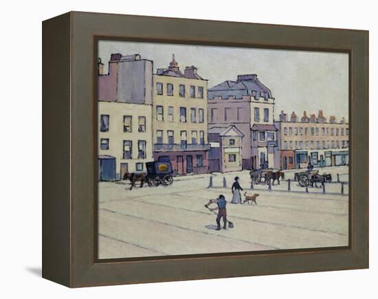 The Weigh House, Cumberland Market, circa 1914-Robert Bevan-Framed Premier Image Canvas