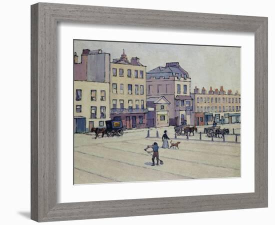 The Weigh House, Cumberland Market, circa 1914-Robert Bevan-Framed Giclee Print