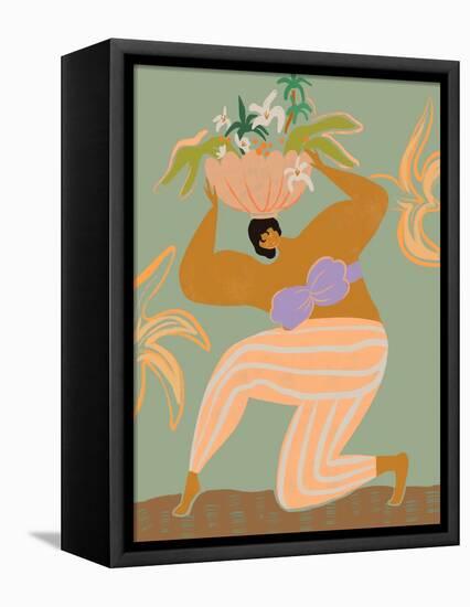 The Weight of the World-Arty Guava-Framed Premier Image Canvas