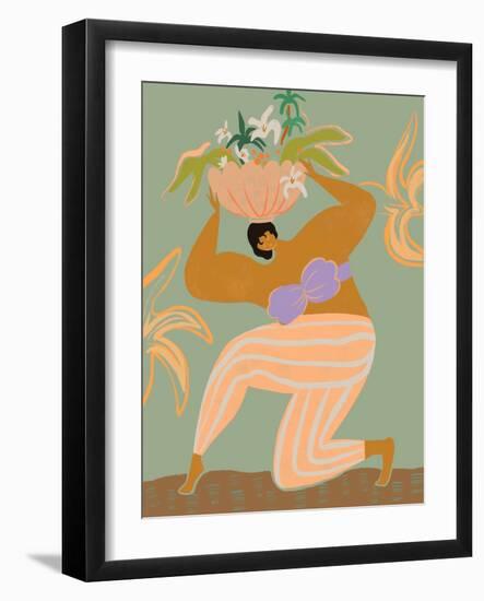 The Weight of the World-Arty Guava-Framed Giclee Print